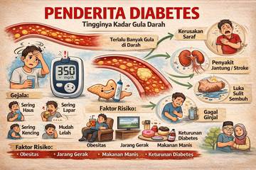 Pola Hidup Sehat Kendalikan Diabetes Sejak Dini