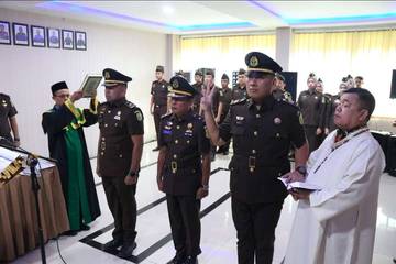 Kajari Sabang Lantik Pejabat Baru