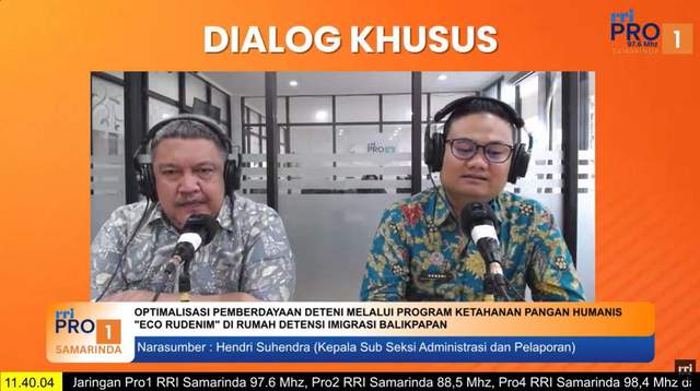 Rudenim Balikpapan Berdayakan Deteni Melalui Ketahanan Pangan Humanis