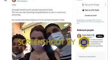 [SALAH] Video Turis Asing Mengalami Pelecehan Seksual di India