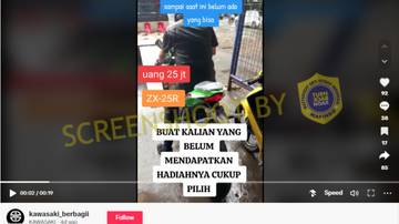 [SALAH] Kawasaki Giveaway Uang 25 Juta atau Motor ZX-25R 