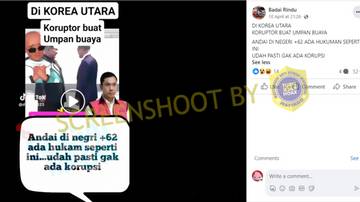 [SALAH] Video Kim Jong Un Antarkan Koruptor Masuk ke Lubang Berisi Buaya