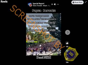 [SALAH] Video Unjuk Rasa Masyarakat Papua terkait Pencurian Suara Pilpres