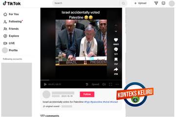 [Salah] Israel Dukung Gencatan Senjata di Gaza