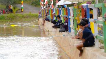 Suliliran Baru Gelar Lomba Mancing di Waduk Subaru