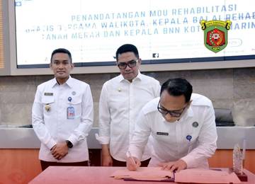Pemkot Samarinda Lakukan MoU dengan BNN Perkuat Sinergi