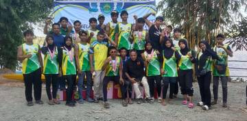 Sabet Lima Emas, Dayung Paser Juara Umum se-Kaltim