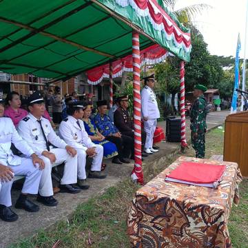 Kecamatan Perbatasan Long Apari Gelar Upacara HUT RI
