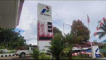 SPBU Long Bagun Pastikan Pasokan BBM Tetap Lancar