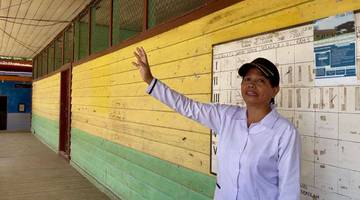 SDN 001 Mahulu Direhab, Siswa Belajar dari Rumah