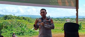 Kapolres Mahulu Imbau Warga Perbatasan Junjung Pancasila