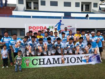 Skuad Sepak Bola Paser Ukir Sejarah di Popda