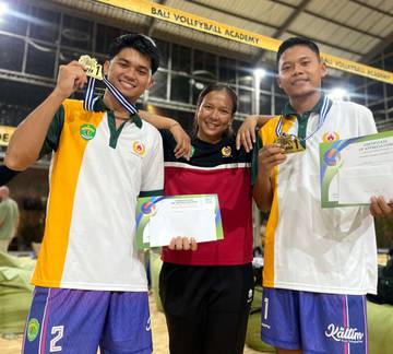 Pasangan Voli Pantai Kaltim Kalahkan Atlet Swedia