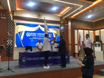 Abdurrahman KA Resmi Pimpin PSSI Kabupaten Paser