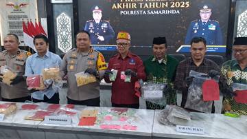 Polresta Samarinda Ungkap Penurunan Kasus Narkoba di 2025