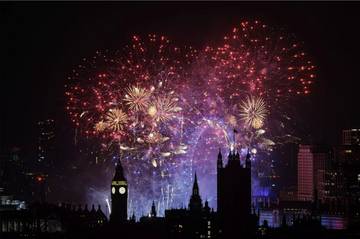 Pertunjukan Kembang Api London Sambut Tahun 2026