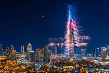Kemeriahan Tahun Baru 2026 di Burj Khalifa Dubai