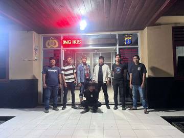 Tim Macan Polsek Long Ikis Amankan Pelaku Pencurian