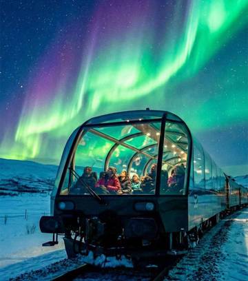 Norwegia Luncurkan Kereta Malam Aurora Pertama di Dunia