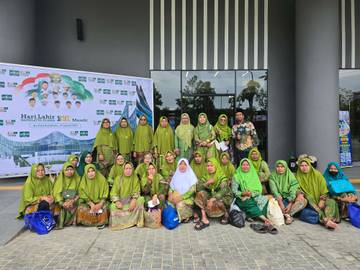 Muslimat NU Sepaku Antusias Hadiri Harlah NU IKN