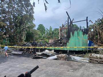 Kebakaran Pemukiman di Talisayan, Satu Rumah Kontrakan Terbakar