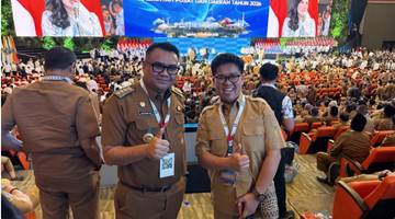 Bupati dan Wabup Kukar Ikuti Rakornas Tahun 2026 