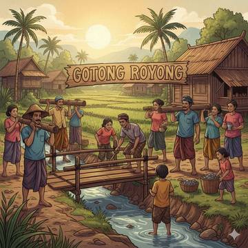 Gotong Royong Perkuat Siaga Bencana Warga Sengkotek Samarinda