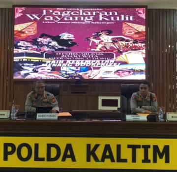 Kapolda Kaltim Ajak Warga Lestarikan Wayang Kulit