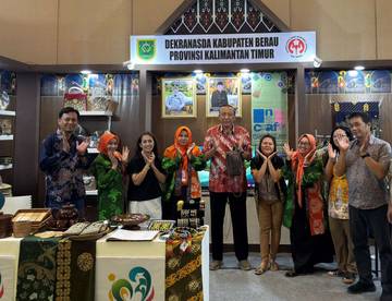  Dekranasda Berau Promosikan Kriya Lokal di Inacraft
