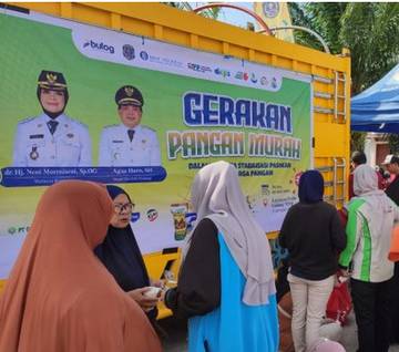 Sambut Ramadan, Gerakan Pangan Murah di Bontang 