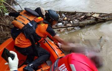 Tiga Hari Pencarian, Korban Hanyut Sungai Kandilo Ditemukan