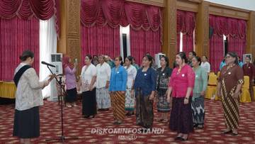 Pemkab Mahulu Kukuhkan 55 Bunda PAUD