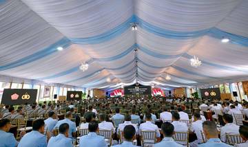 Prabowo Tekankan Soliditas TNI Polri di Rapim