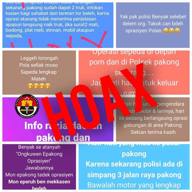 Hoaks, Kabar Penyitaan Kendaraan Tidak Bayar Pajak di Pamekasan