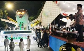 Semarak Pawai Takbir Keliling di Kabupaten Sampang