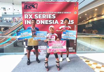 Atlet Sepatu Roda Bangkalan Juara RX Series 2025