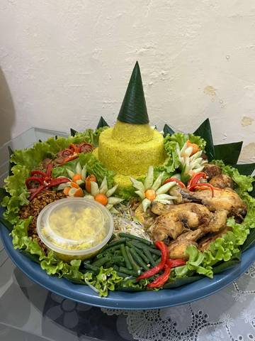 Cara Membuat Tumpeng Mini 