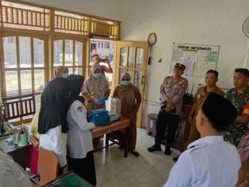 Imunisasi Massal Campak di  Kecamatan Saronggi Dimulai