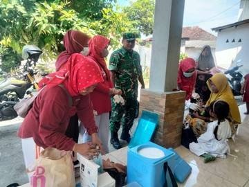 Kasus Meningkat, Vaksinasi Campak di Bangkalan Terus Digencarkan
