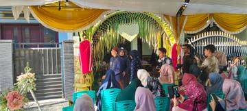 Makna Pemasangan Bleketele Prosesi Pernikahan Adat Jawa