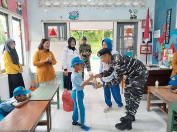 Danlanal Batuporon Awali Tugas Dengan Perkuat Silaturahmi