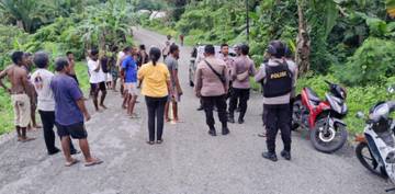 Polsek Kormomolin dan Nirunmas Gagalkan Bentrok Antar Desa