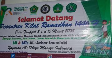 Siswa Madrasah Ibtidaiah dan Stanawiyah Saumlaki Ikuti Pesantren Kilat 