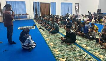 Lanal Saumlaki Buka Puasa Bersama Madrasah Al-Azhar