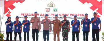 Kapolri Resmikan Balai Latihan Polisi Peduli Pengangguran