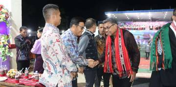 Kapolres Kepulauan Tanimbar Hadiri Perayaan Paskah Sinode GPM