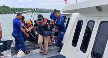 Sat Polair Polres Kepulauan Tanimbar Amankan Giat Masyarakat