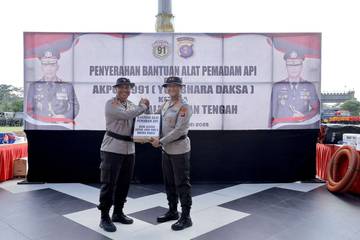 Alumni Akabri 91 Salurkan 9 Mesin Pompa Air
