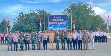 Bupati Kepulauan Tanimbar Pimpin Apel Gelar Pasukan