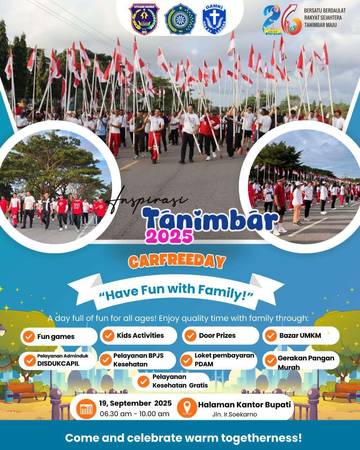 Car Free Day  Memeriahkan HUT KKT ke-26 Tahun